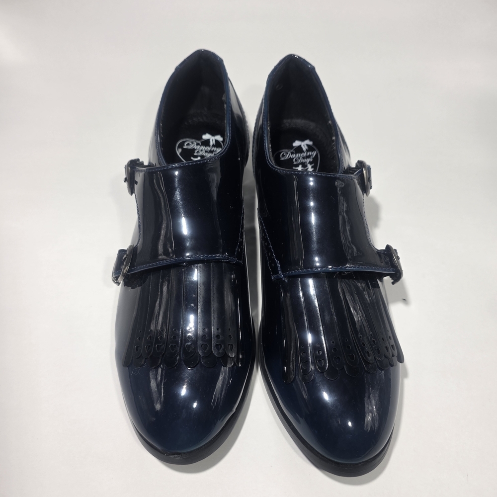DANCING DAYS Navy  BLUE Women's OFFICE FLAT SHOE  SIZE 38